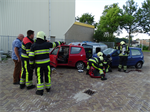 Oefening Brand Wegvervoer Auto Vaart Buitenpost